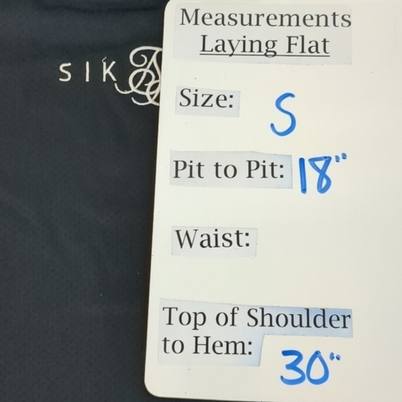 SikSilk Short Sleeve Legacy Fade Tech Workout Tee size Small - Picture 7 of 7